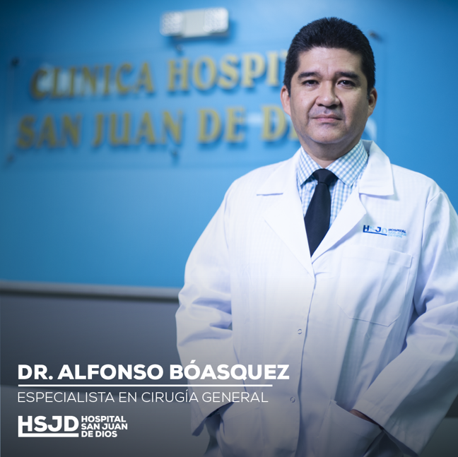 Dr. Alfonso Bósquez, Cirugía general