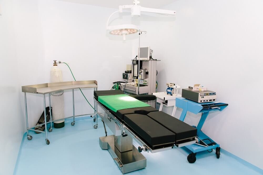 Interior de la clínica del Hospital San Juan de Dios